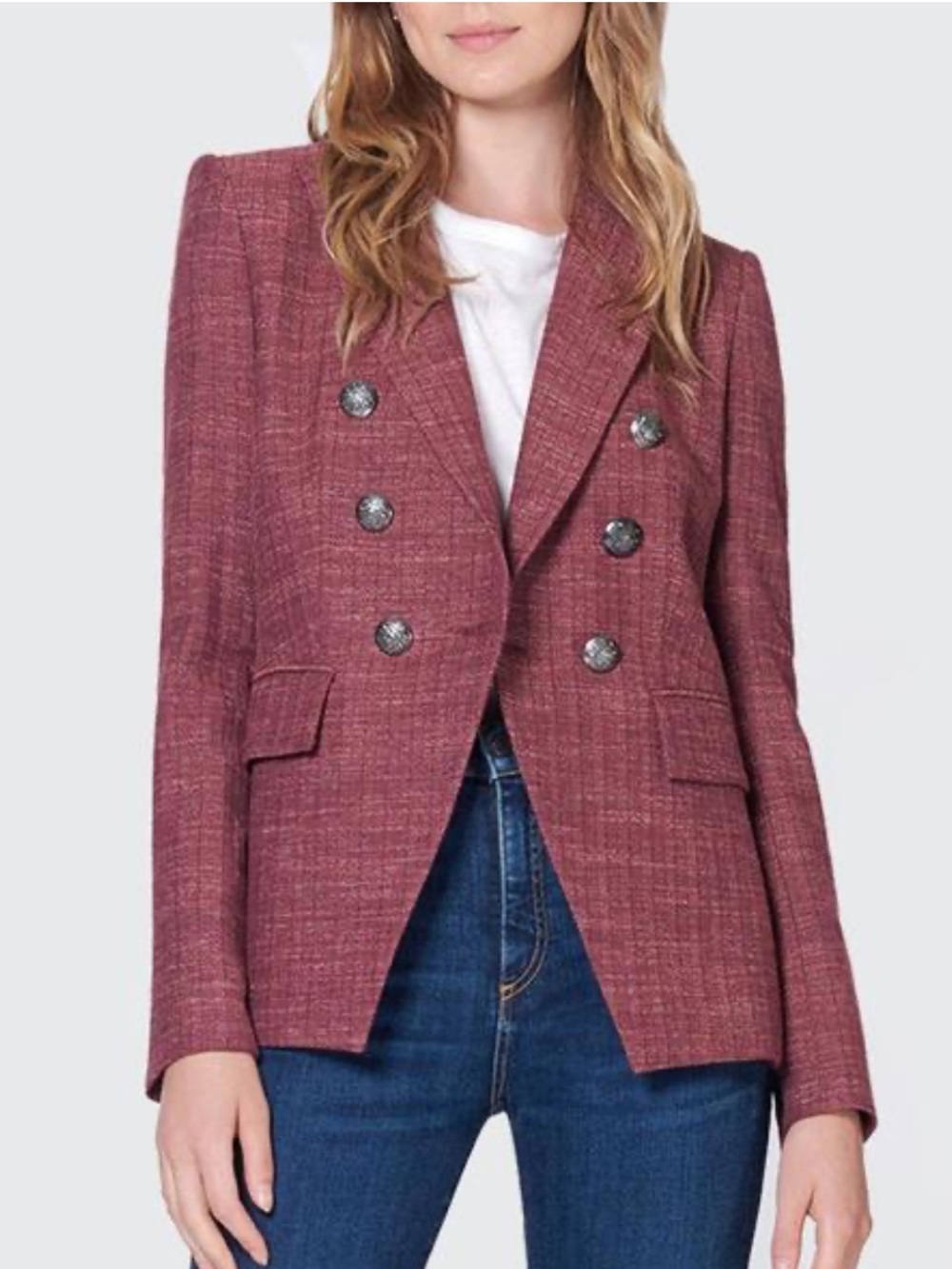 Veronica Beard Miller Dickey Jacket Currant 12